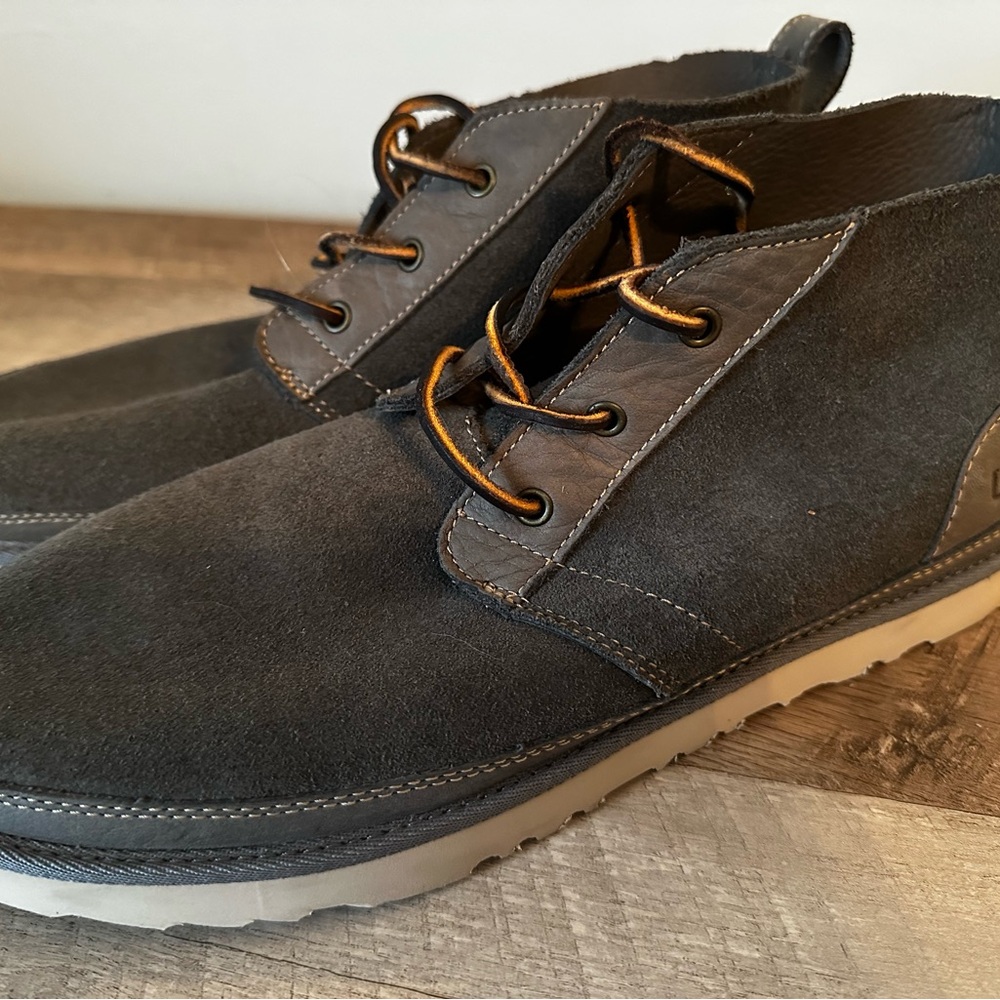 UGG Men’s Neumel Unlined Gray Suede Boots Size 12 New